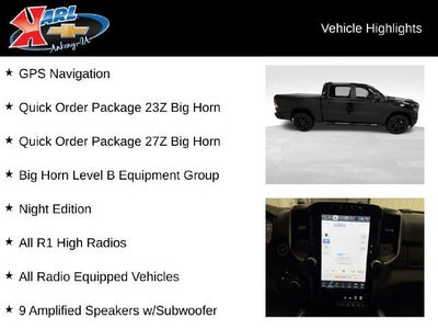2024 RAM 1500 Big Horn Crew Cab 4x4 5'7" Box