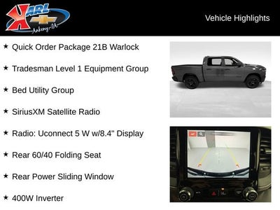 2025 RAM 1500 Warlock Crew Cab 4x4 5'7" Box