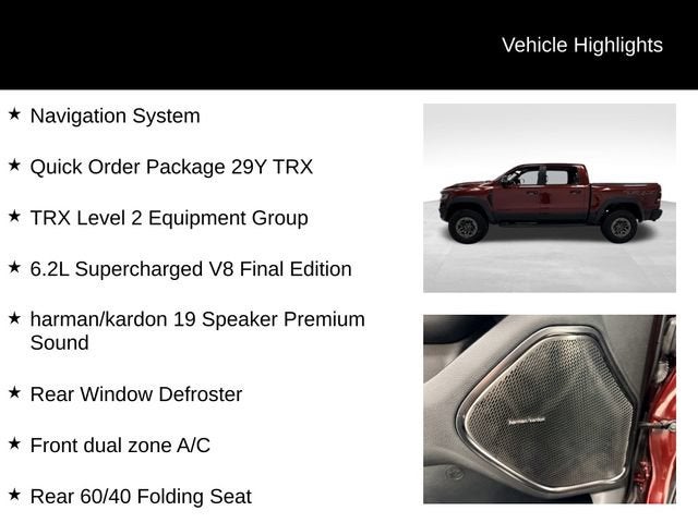 2024 RAM 1500 TRX Crew Cab 4x4 5'7" Box