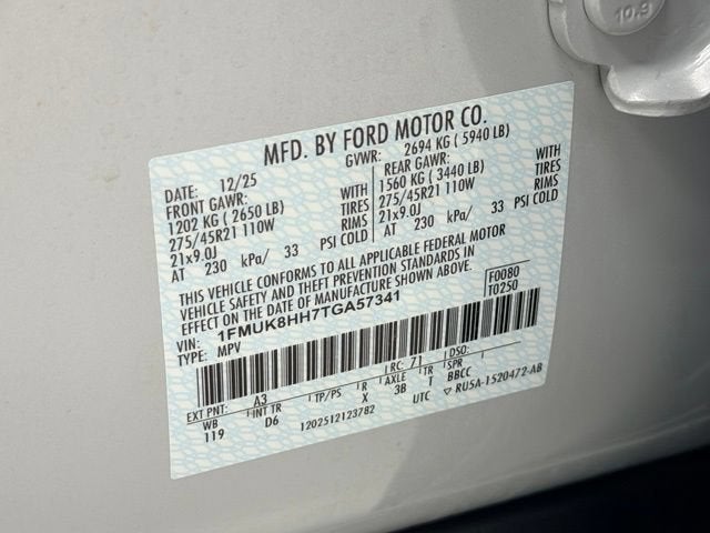 2026 Ford Explorer Platinum