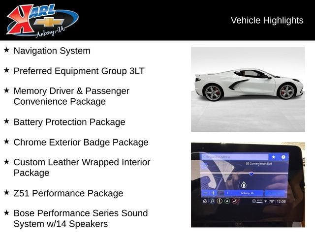 2023 Chevrolet Corvette Stingray 3LT