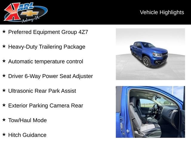 2022 Chevrolet Colorado 4WD Z71
