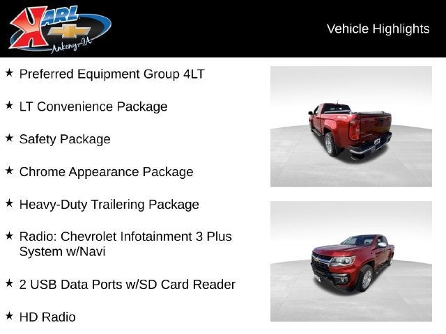 2021 Chevrolet Colorado 4WD LT