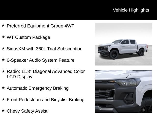 2026 Chevrolet Colorado WT