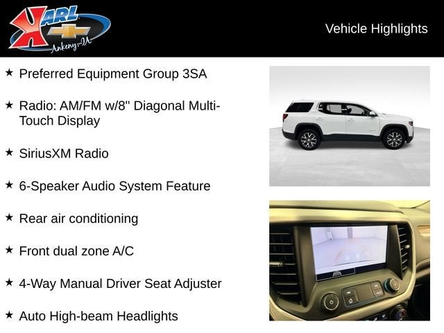 2021 GMC Acadia SLE