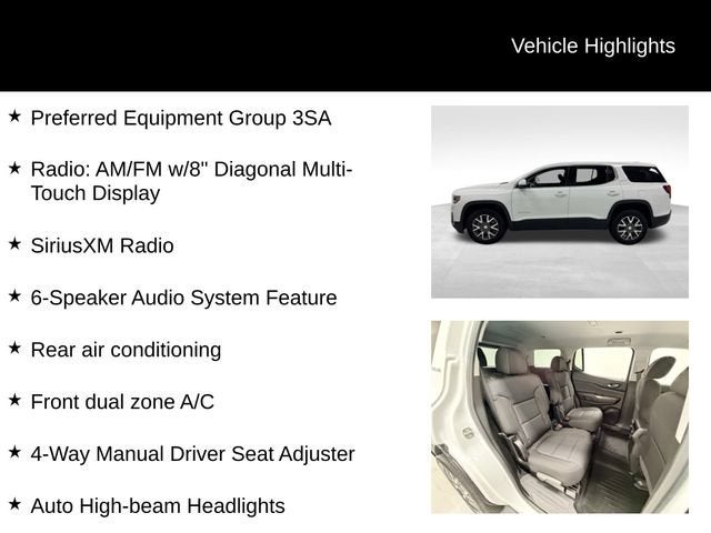 2021 GMC Acadia SLE