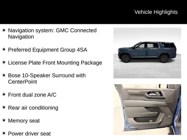 2026 GMC Yukon XL Elevation