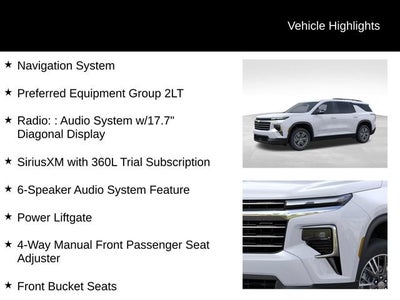 2026 Chevrolet Traverse LT