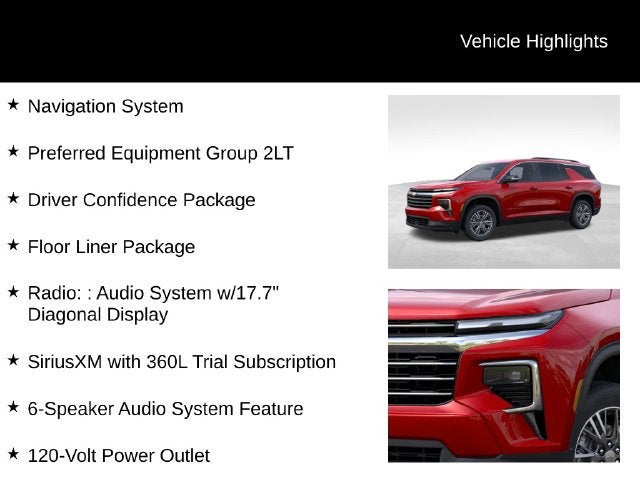 2027 Chevrolet Traverse LT