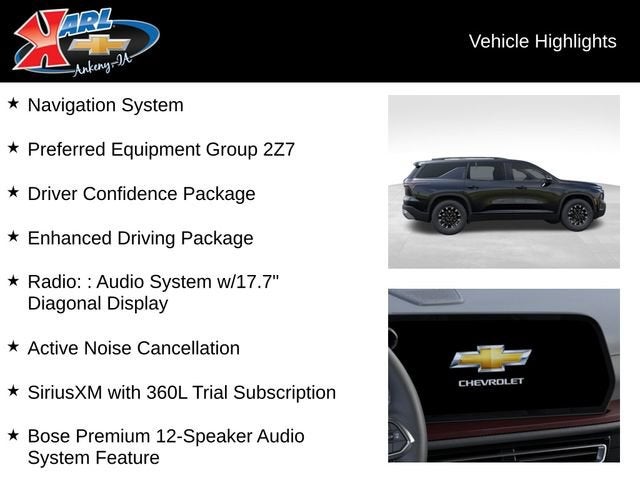 2026 Chevrolet Traverse Z71