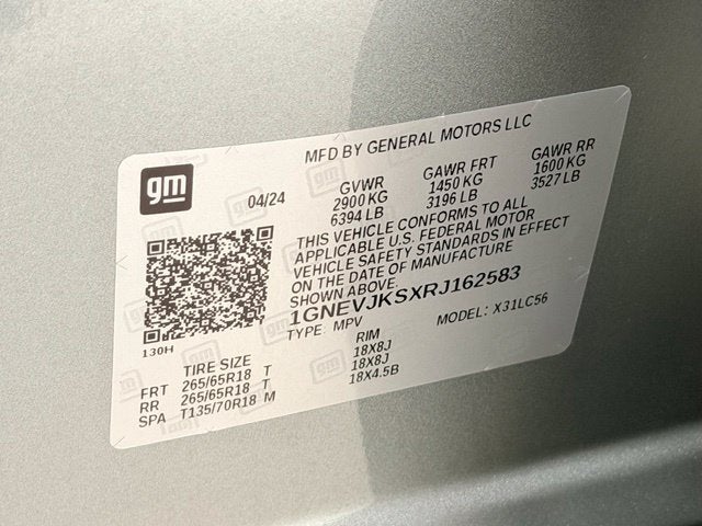 2024 Chevrolet Traverse Z71