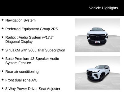2026 Chevrolet Traverse RS