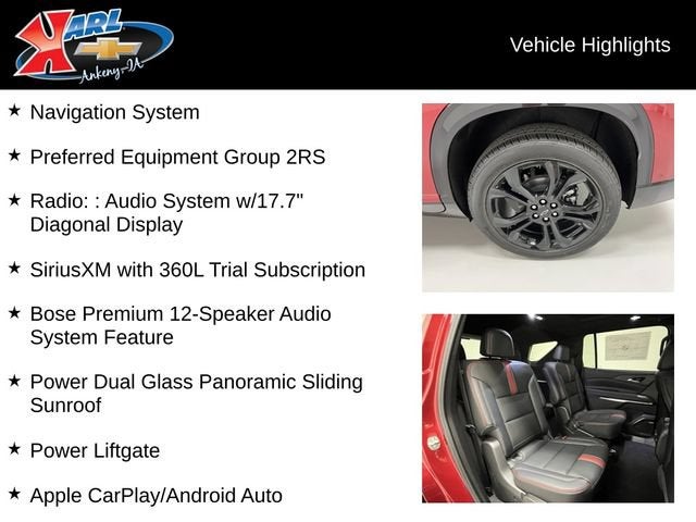 2027 Chevrolet Traverse RS