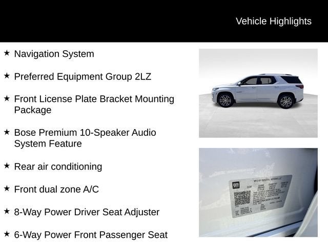 2023 Chevrolet Traverse High Country