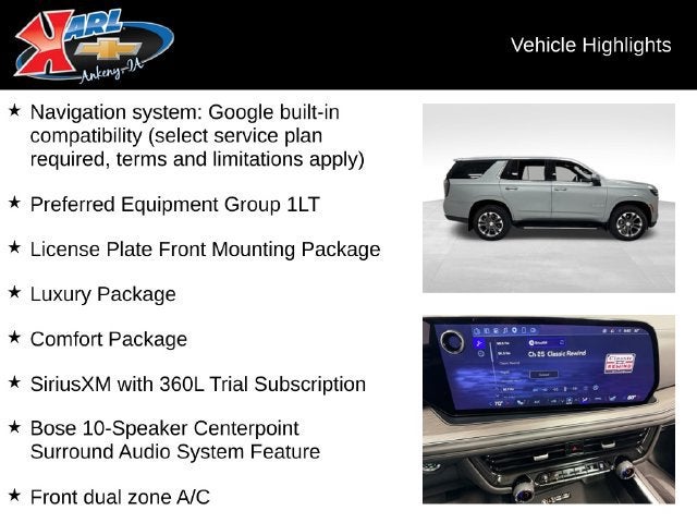 2025 Chevrolet Tahoe LT