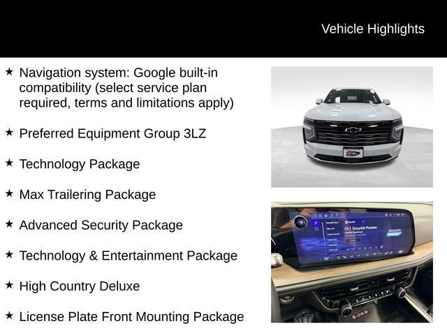 2026 Chevrolet Tahoe High Country