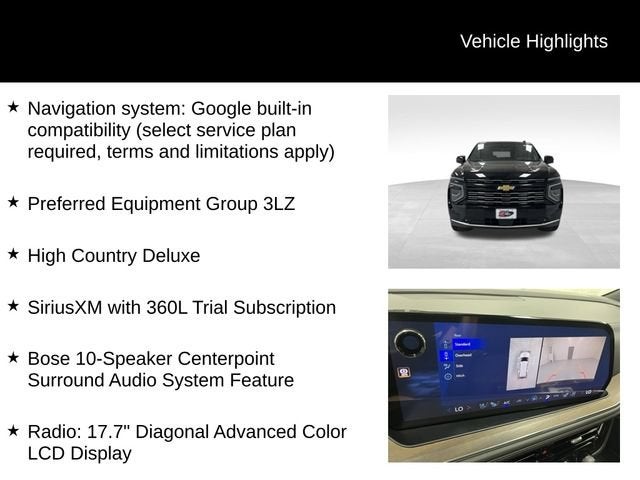 2026 Chevrolet Tahoe High Country