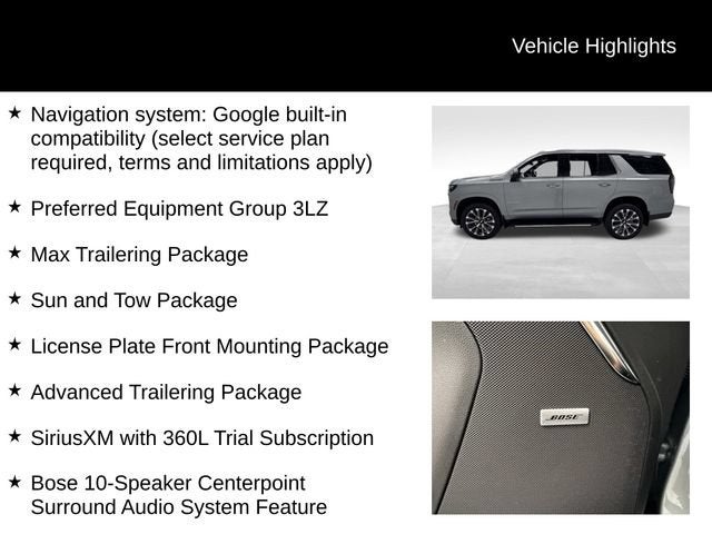 2025 Chevrolet Tahoe High Country