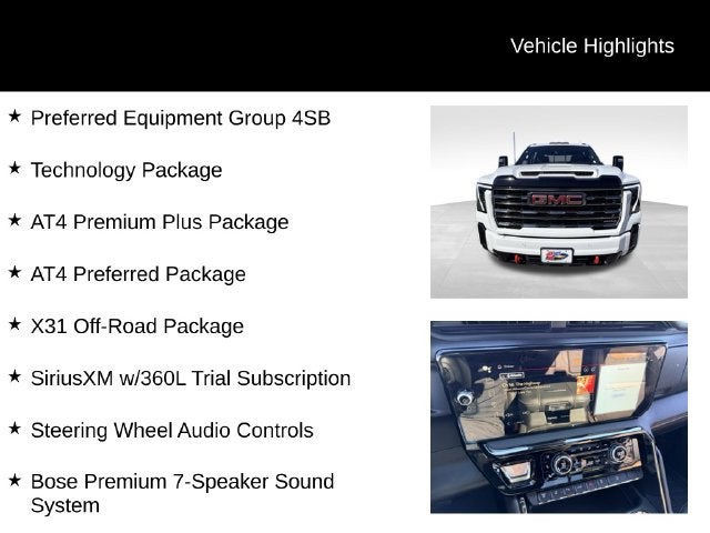 2025 GMC Sierra 2500 HD AT4