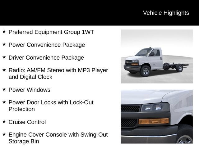 2026 Chevrolet Express Cutaway 3500 1WT