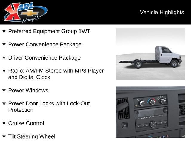 2026 Chevrolet Express Cutaway 3500 1WT