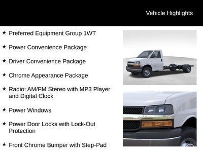 2026 Chevrolet Express Cutaway 3500 1WT
