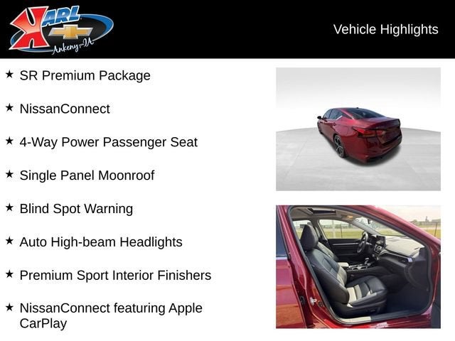 2024 Nissan Altima SR FWD
