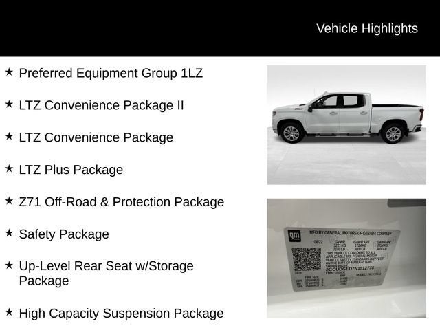 2022 Chevrolet Silverado 1500 LTZ