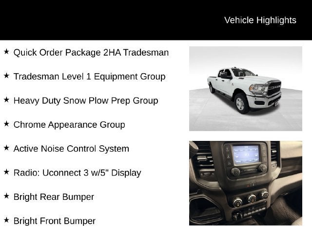 2024 RAM 2500 Tradesman Crew Cab 4x4 8' Box