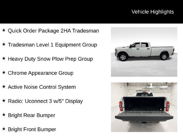 2024 RAM 2500 Tradesman Crew Cab 4x4 8' Box