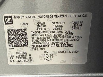 2025 Chevrolet Equinox ACTIV