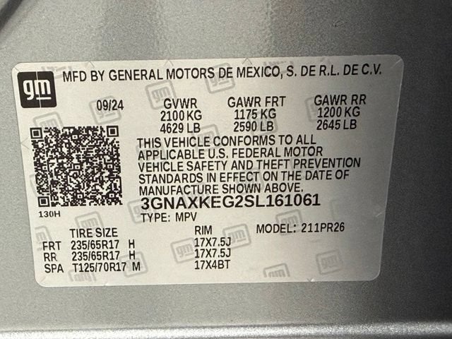 2025 Chevrolet Equinox ACTIV