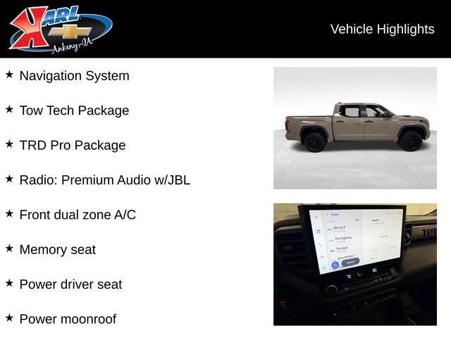 2025 Toyota Tundra Hybrid TRD Pro Hybrid CrewMax 5.5' Bed