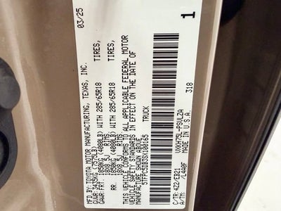 2025 Toyota Tundra Hybrid TRD Pro Hybrid CrewMax 5.5' Bed