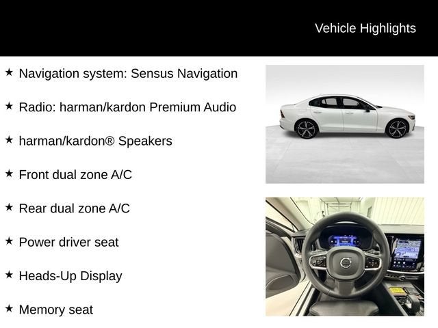2024 Volvo S60 Ultimate Dark Theme