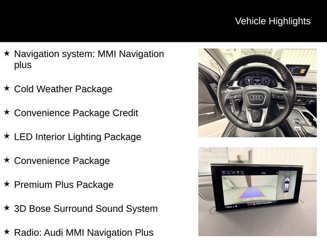 2019 Audi Q7 45 Premium