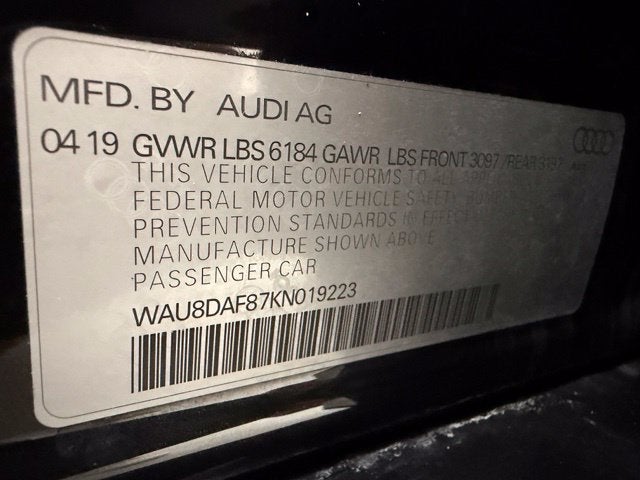 2019 Audi A8 L 55 TFSI QTRO