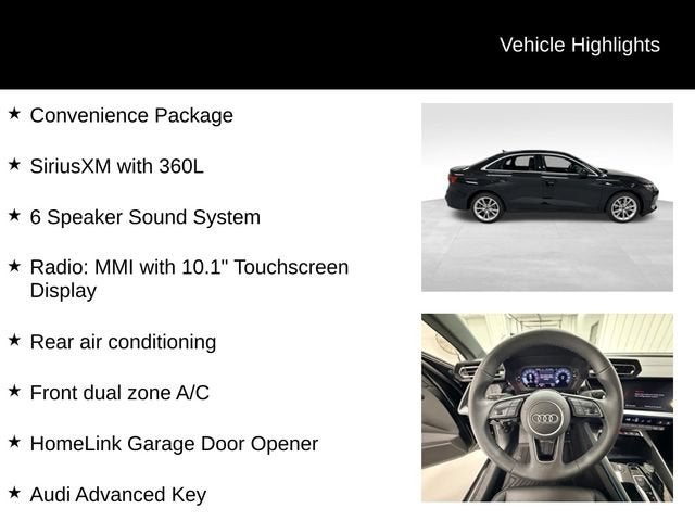 2025 Audi A3 Premium