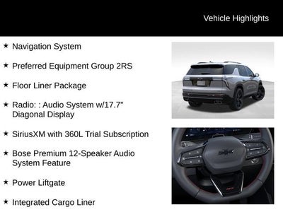 2026 Chevrolet Traverse RS