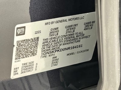2022 Chevrolet Tahoe Z71