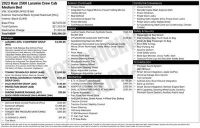 2023 RAM 2500 Laramie Crew Cab 4x4 6'4" Box
