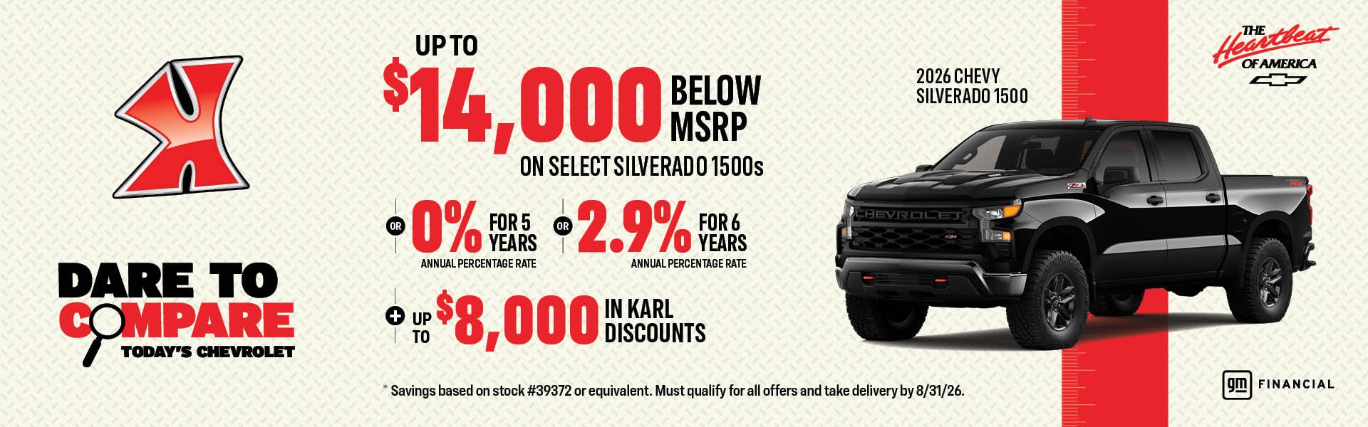 Get up to $14,000 off select Silverados at Karl Chevrolet of Stuart