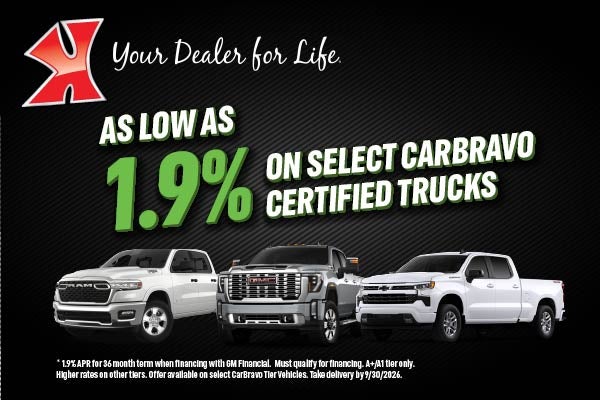 Get rayes as low at 1.9% on select inventory at Karl Chevrolet of Stuart