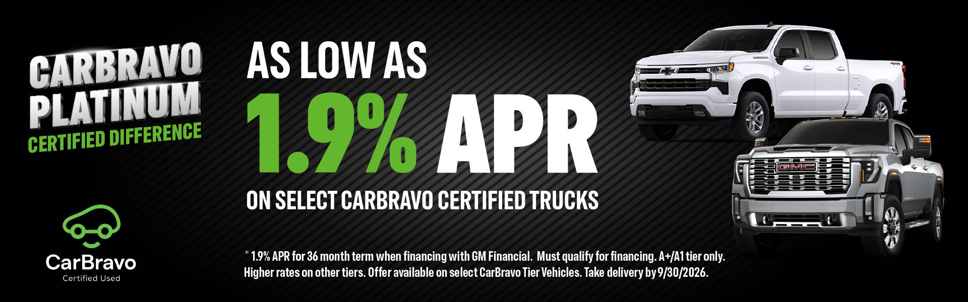 Get rayes as low at 1.9% on select inventory at Karl Chevrolet of Stuart