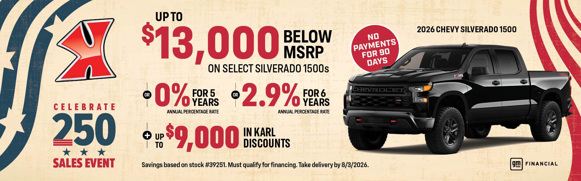Save up to $13,000 on Silverado 1500 at Karl Chevrolet of Stuart
