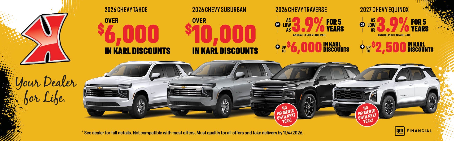 Incredible SUV savings at Karl Chevrolet of Stuart