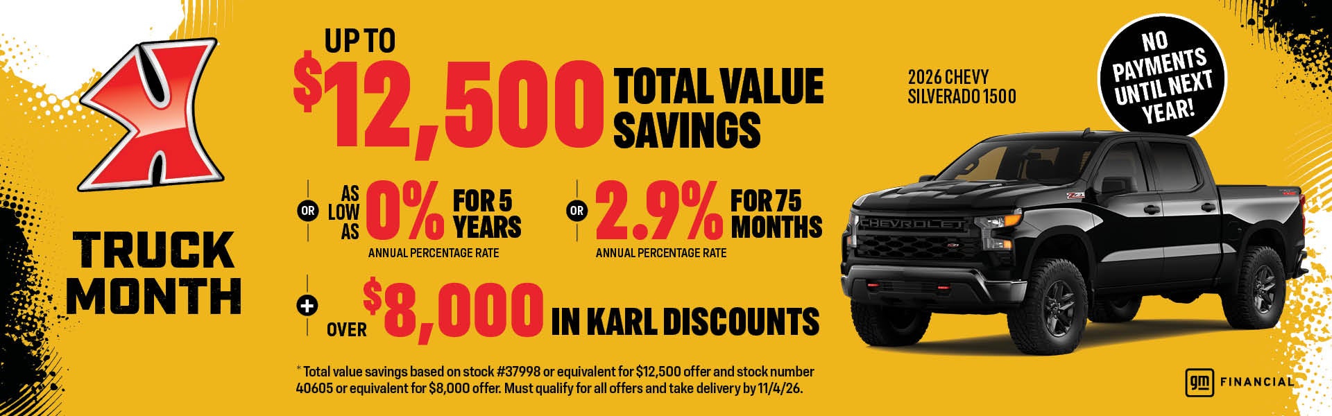 Get up to $12,500 off Silverado 1500 at Karl Chevrolet of Stuart