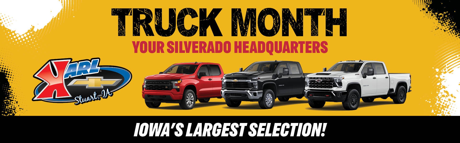 It's Truck Month at Karl Chevrolet of Stuart