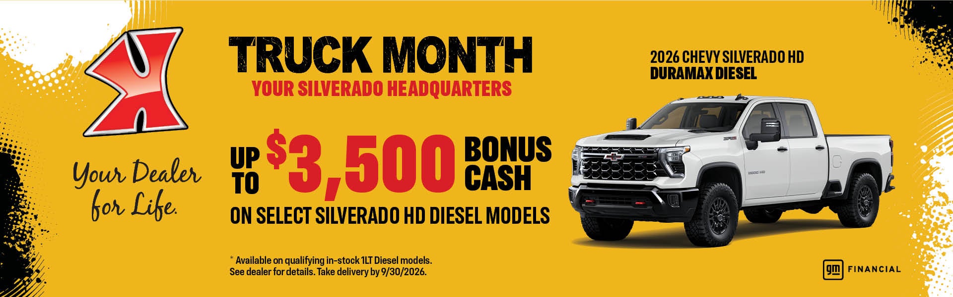Get up to $3500 bonus cash on Silverado 2500 at Karl Chevrolet of Stuart