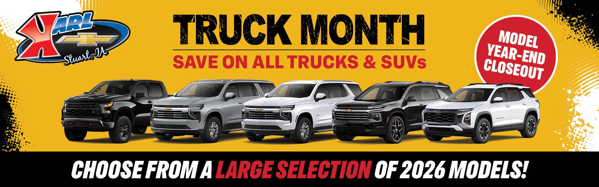 It's Truck Month at Karl Chevrolet of Stuart